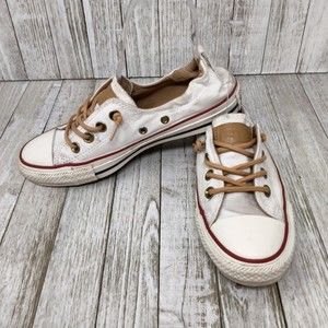 Converse All Star Chuck Taylor Shoreline Sneakers Womens Size 6.5 White No Tie